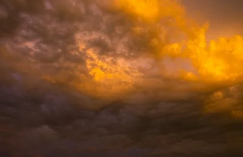 Beautiful clouds at sunset. abstract background Stock Photos