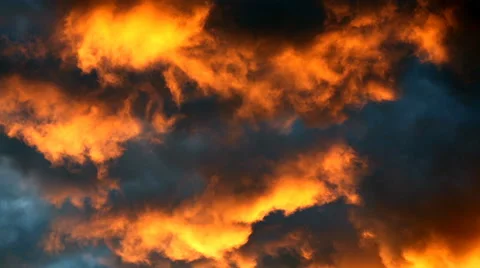 Beautiful clouds. Sunset light. Stock Footage 67559006