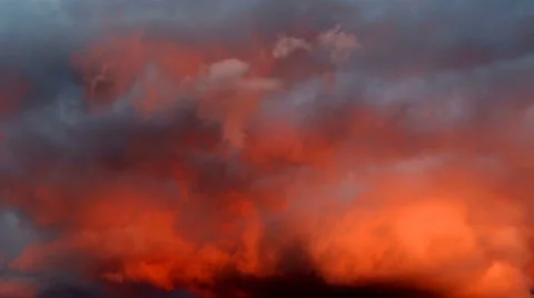 Beautiful clouds. Sunset light. Stock Footage 67561060