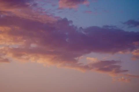 Beautiful clouds at sunset Stock Photos