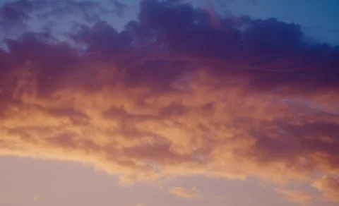Beautiful clouds at sunset Stock Photos