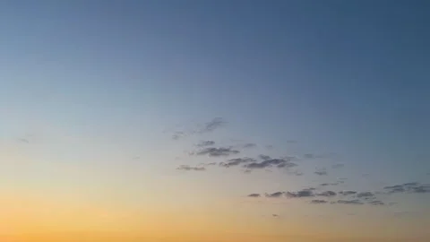 Beautiful clouds in the sunset sky Video stock 335320643