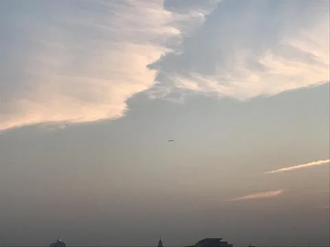The beautiful clouds view in the sky Stock Photos