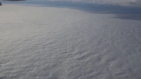 Beautiful cloudscape from airplane Stock Footage 109048190