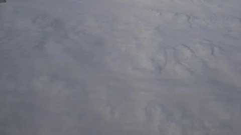 Beautiful cloudscape from airplane Stock Footage 109049947