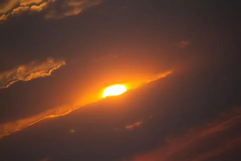 Beautiful cloudscape background Stock Photos