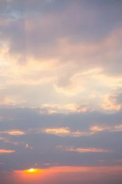 Beautiful cloudscape background Stock Photos