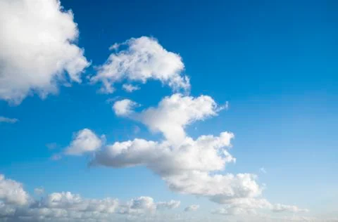 Beautiful cloudscape with blue sky for backgrounds Foto stock