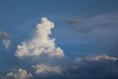 Beautiful cloudscape, cloudy sky, nature background. Stock Photos