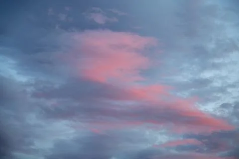 Beautiful Cloudscape with Dramatic Sky and Scenic Nature Background, No Peo.. Stock Photos