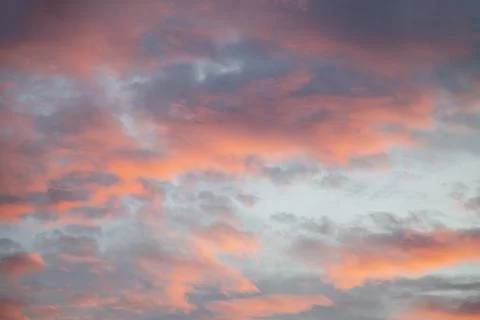 Beautiful Cloudscape with Dramatic Sky and Scenic Nature Background, No Peo.. Stock Photos