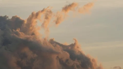 Beautiful Cloudscape in dusk time Stock Footage 78751485