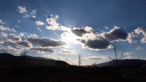 Beautiful cloudscape Stock Footage 36282726