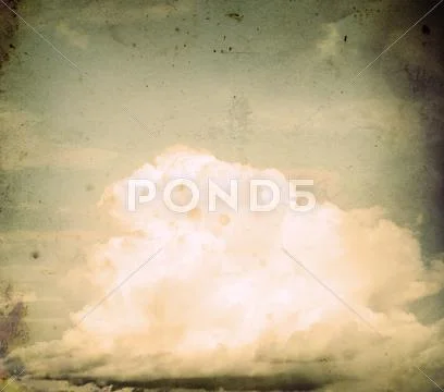 Beautiful cloudscape Stock Illustration