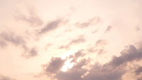 Beautiful cloudscape with large, building clouds Stock Footage 95117334