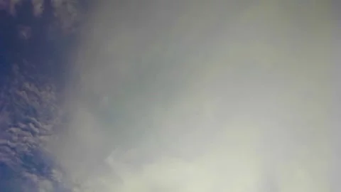 Beautiful cloudscape sky view with soft light creating a serene mood Stock Footage 308236162