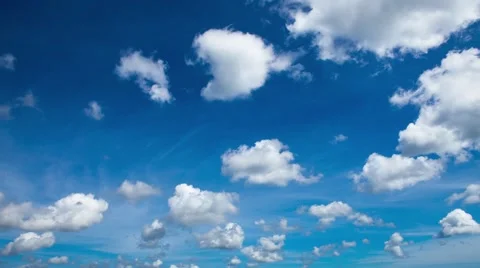 Beautiful cloudscape time lapse Stock Footage 48956294