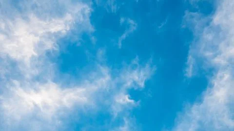 Beautiful cloudy blue sky background Stock Photos