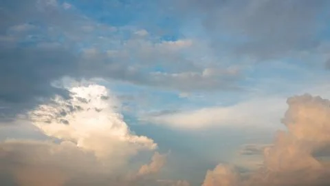 Beautiful cloudy sky background Stock Photos