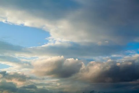 Beautiful cloudy sky background Stock Photos