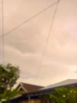 A beautiful cloudy sky, defocused Stock Photos