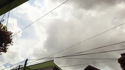 Beautiful cloudy sky at midday Stock Footage 194007661