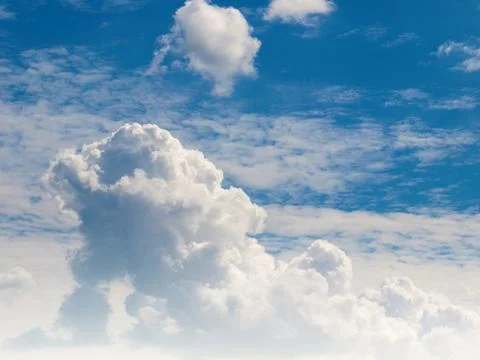 Beautiful cloudy sky Stock Photos