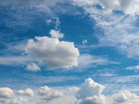 Beautiful cloudy sky Stock Photos