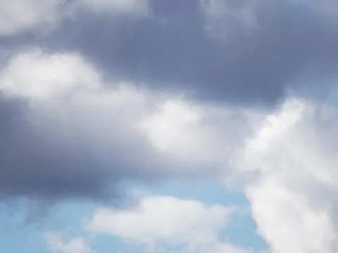 Beautiful cloudy sky before the rain. Clouds close up. Stock Photos
