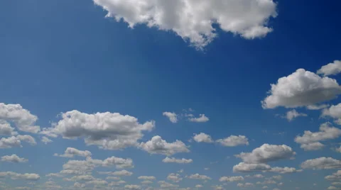Beautiful cloudy sky time-lapse 4K UHD Stock Footage 47646609