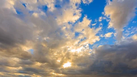 Beautiful Cloudy Skyscape 4K Time Lapse Stock Footage 70962726