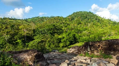 Beautiful cloudy timelapse in the mountains. Stock Footage 50366919