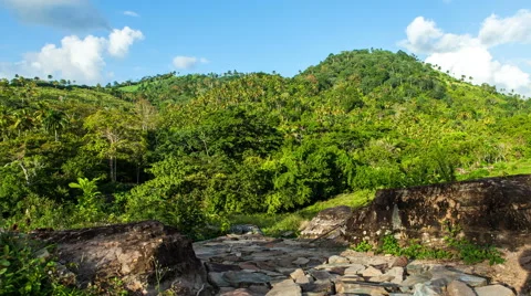 Beautiful cloudy timelapse in the mountains Stock Footage 50541902