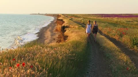 Beautiful coast Stock Footage 21374777