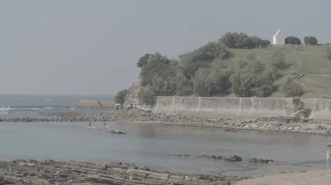 BEAUTIFUL COAST LANDSCAPE Stock Footage 43058154