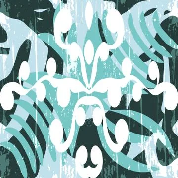 Beautiful color abstract pattern vector illustration of graffiti Stock Illustration