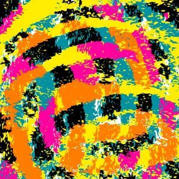 Beautiful color abstract pattern vector illustration of graffiti Stock Illustration