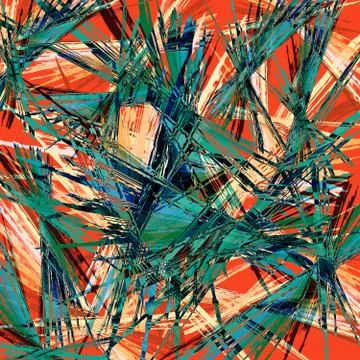 Beautiful color abstract pattern vector illustration of graffiti Stockillustratie