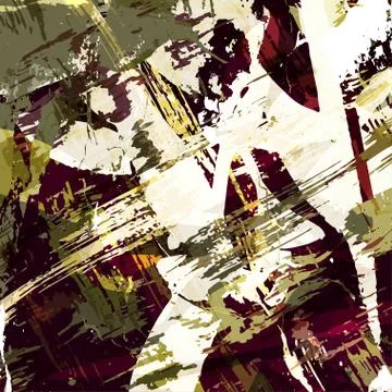 Beautiful color abstract pattern vector illustration of graffiti Illustrazione stock