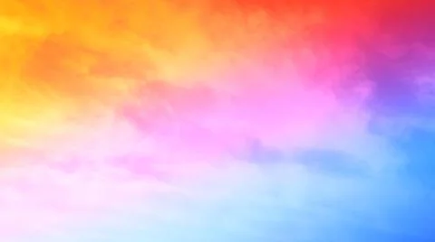 Beautiful colored dramatic vivid cumulus fluffy clouds on sky background. Foto stock