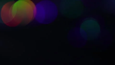 Beautiful colored lights appear in the dark 動画素材 309446472