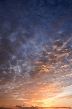 Beautiful Colored Sunset Stock Photos