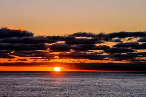Beautiful Colored Sunset Stock Photos