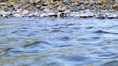 Beautiful colorful artistic stream Columbia River Gorge Oregon 120 Stock Footage 81586953