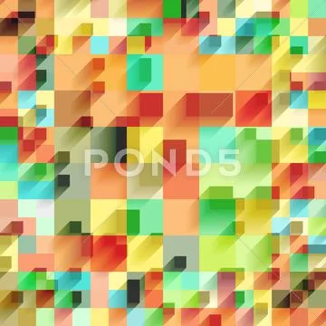 Beautiful colorful grid Stock Illustration