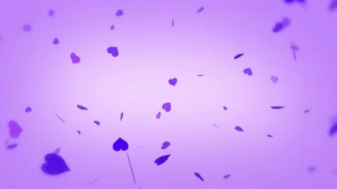 Beautiful colorful heart feeling particle rotating background loop Stock Footage 81636341