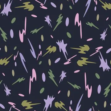 A beautiful colorful repeat pattern illustration - great for background or wa Stock Illustration