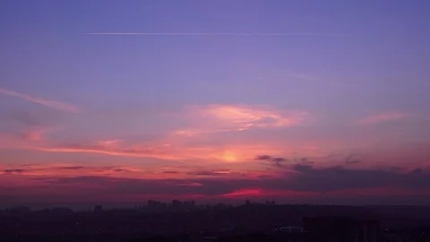 Beautiful colorful sunset 스톡 동영상 101820514