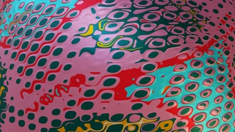 Beautiful Colorful Texture With Liquid Elements Abstract Background Stock Footage 150416175