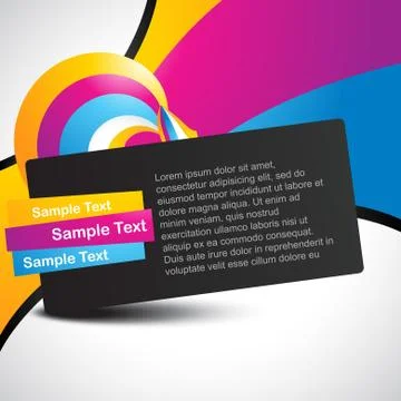 Beautiful colorful vector design Stock Illustration